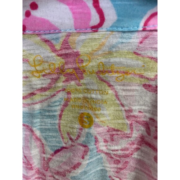 Lilly Pulitzer Top Womans Size Small Multicolor Arya Tank Top Beach Travel - Picture 4 of 7